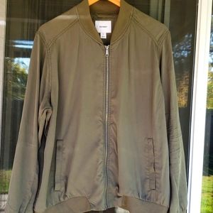 Old Navy bomber jacket size XL green